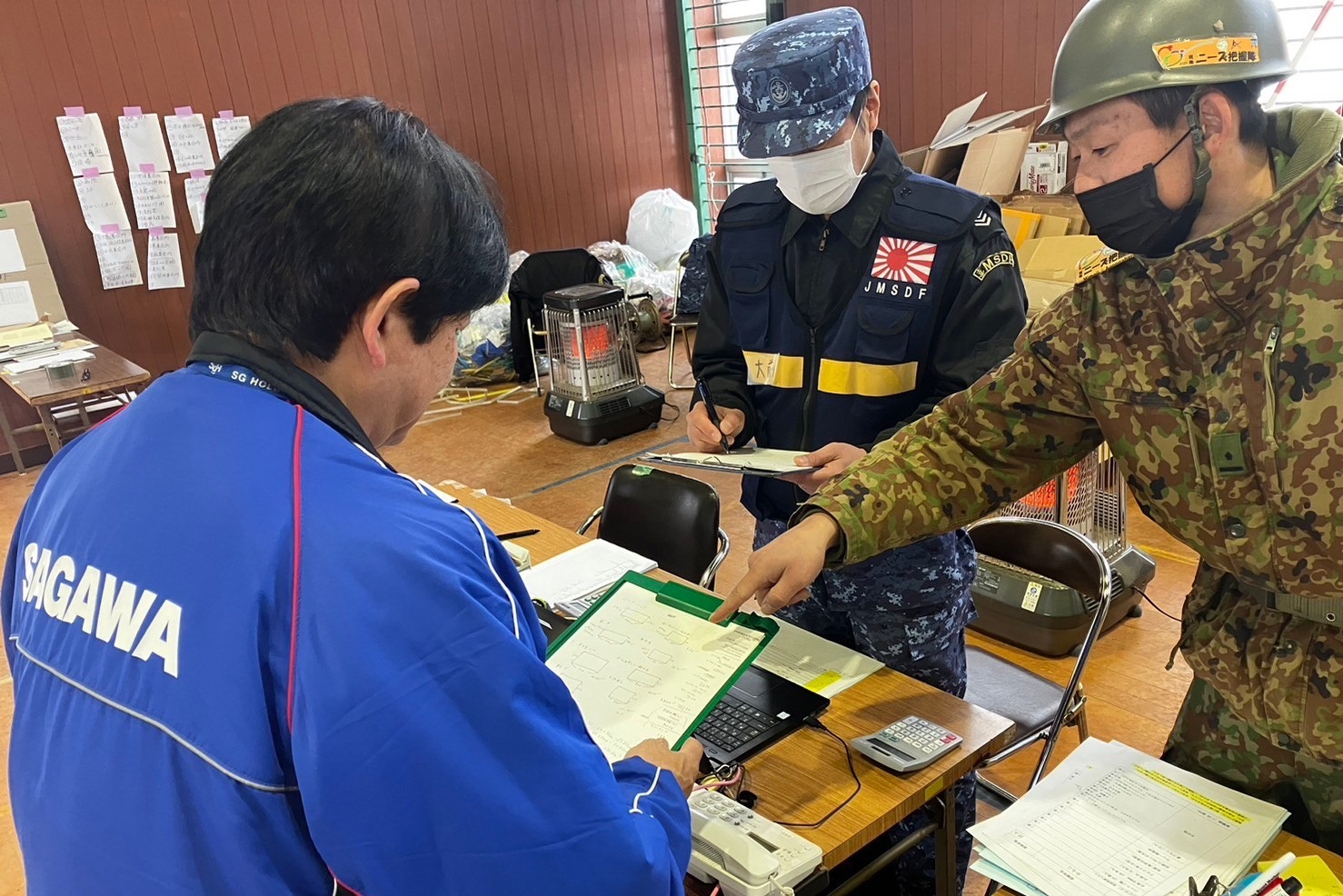 穴水B&G海洋センターにおける佐川との調整