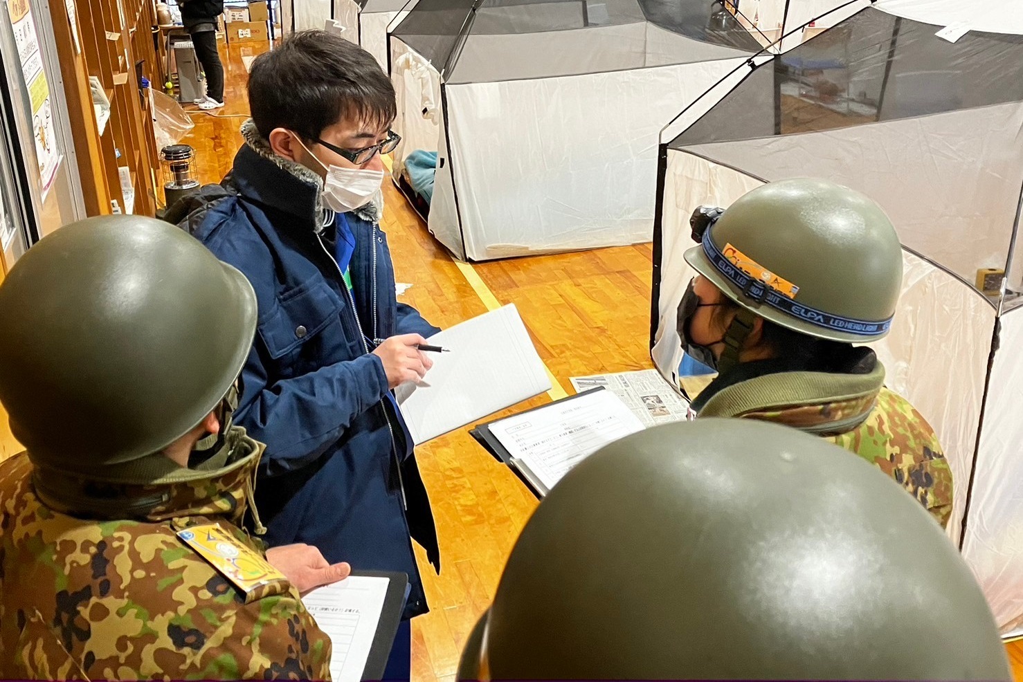 門前高校におけるニーズ把握（第3特科隊）