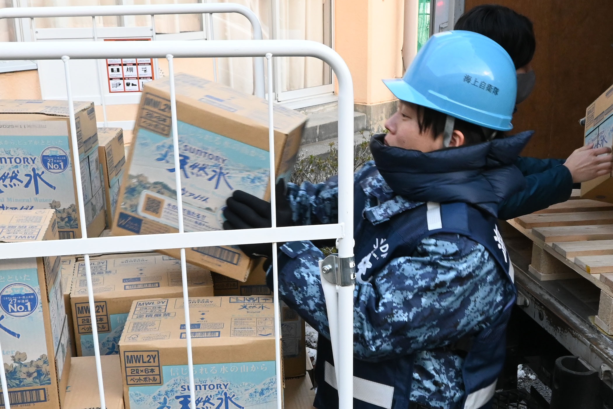 七尾市における物資卸下