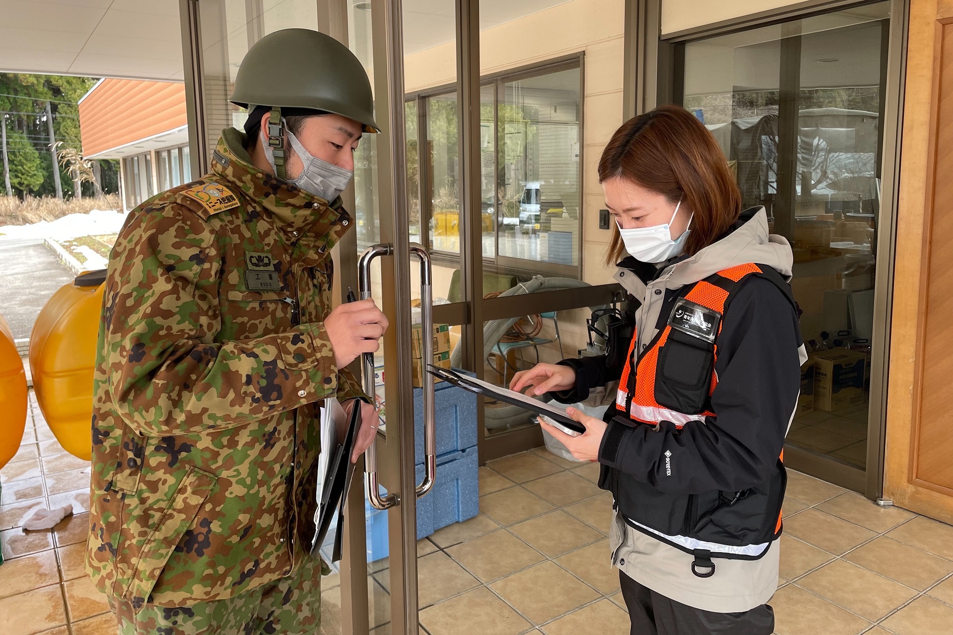 能登町におけるニーズ把握（第3特科隊）