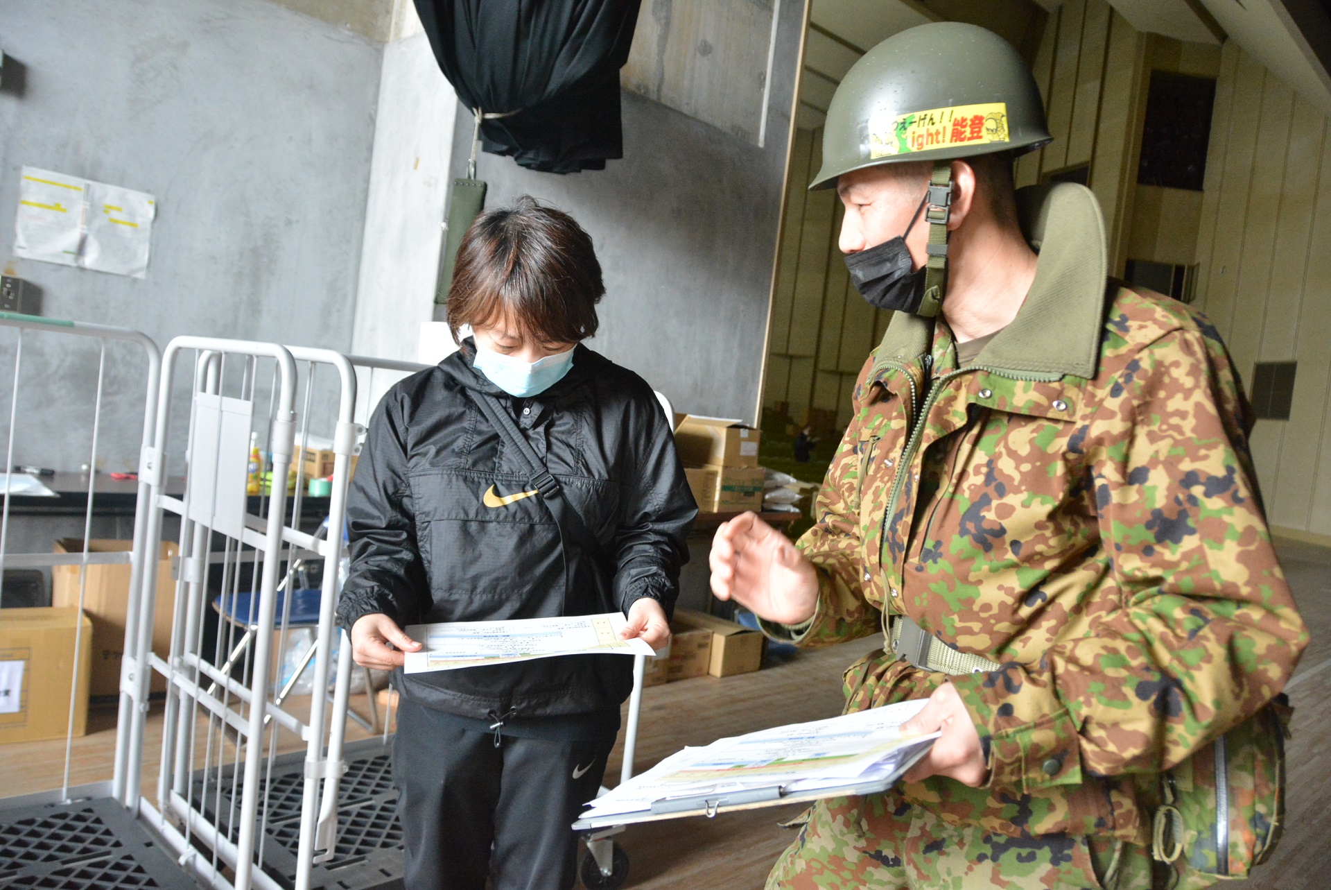 輪島市文化会館における給食支援の民間委託（第33普通科連隊）