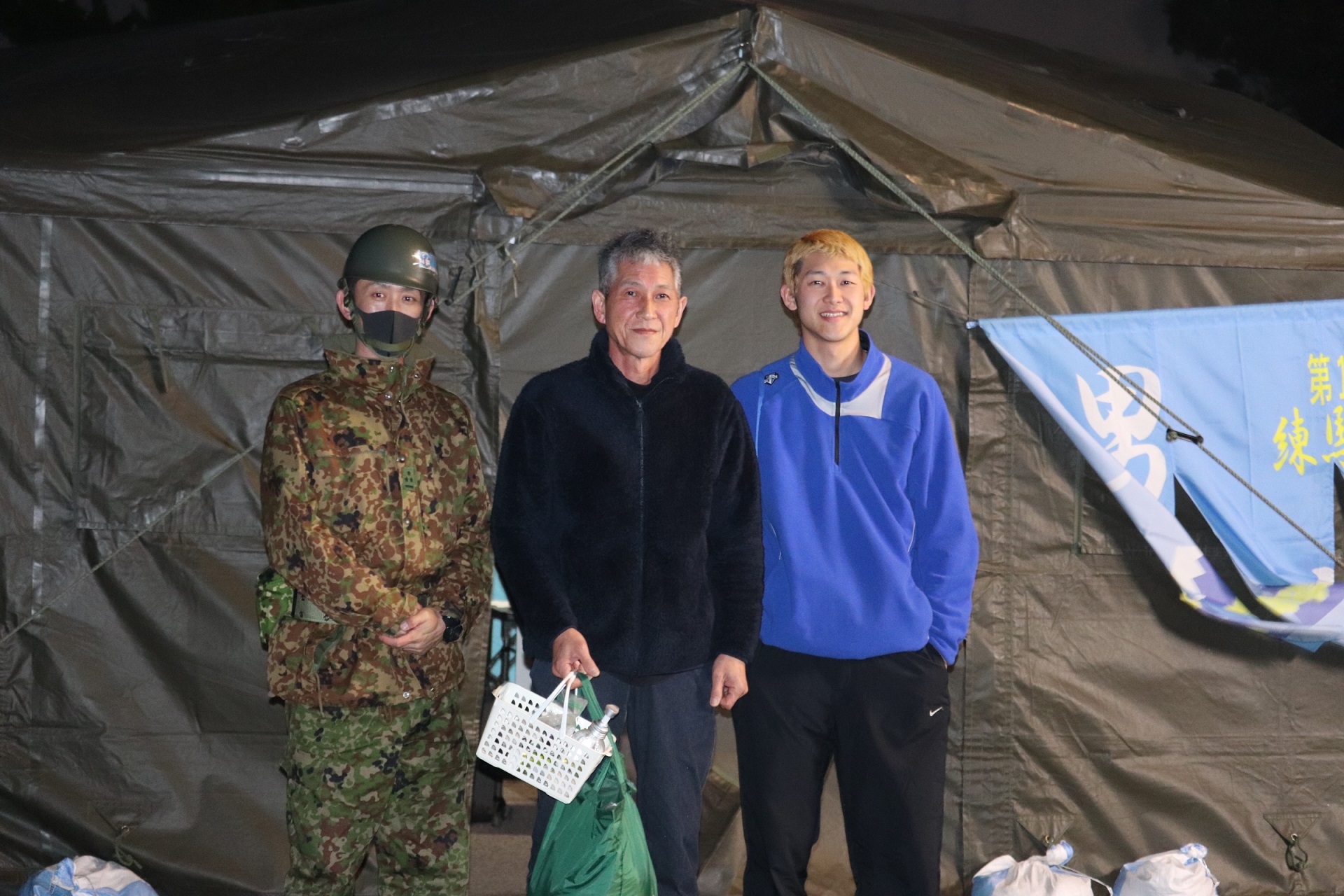 元気の湯跡地における入浴支援（東部方面後方支援隊）
