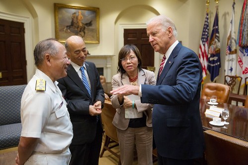 Adm. Kawano met with US Vice President Biden.