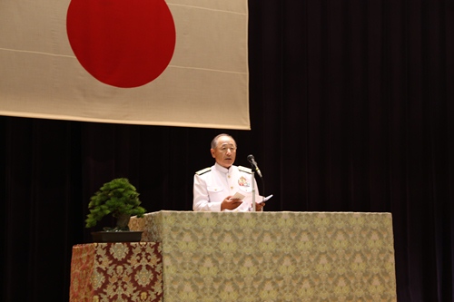 河野統幕長の訓示