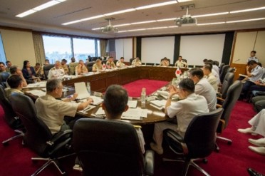 日米水陸両用将官級会議の状況