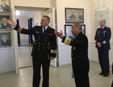 フィンランド海軍アカデミー訪問