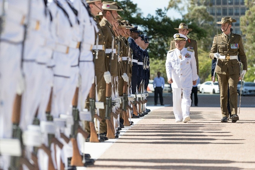 Honor Guard Ceremony in Australia