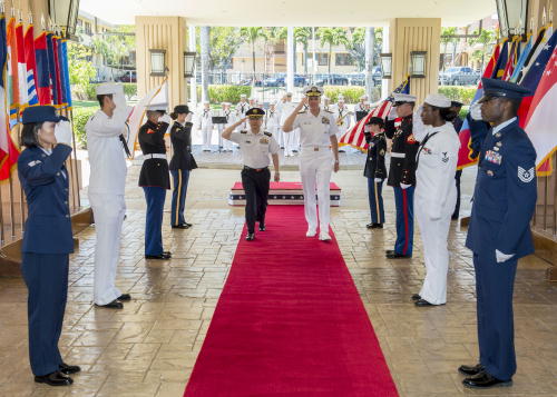 Armed Forces Full Honor Arrival Ceremony