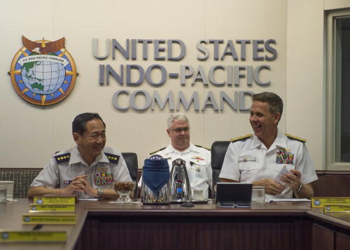 米インド太平洋軍幕僚等との意見交換