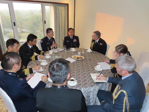 英国第一海軍卿兼海軍参謀長ラダキン海軍大将