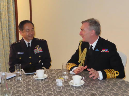 英国第一海軍卿兼海軍参謀長ラダキン海軍大将
