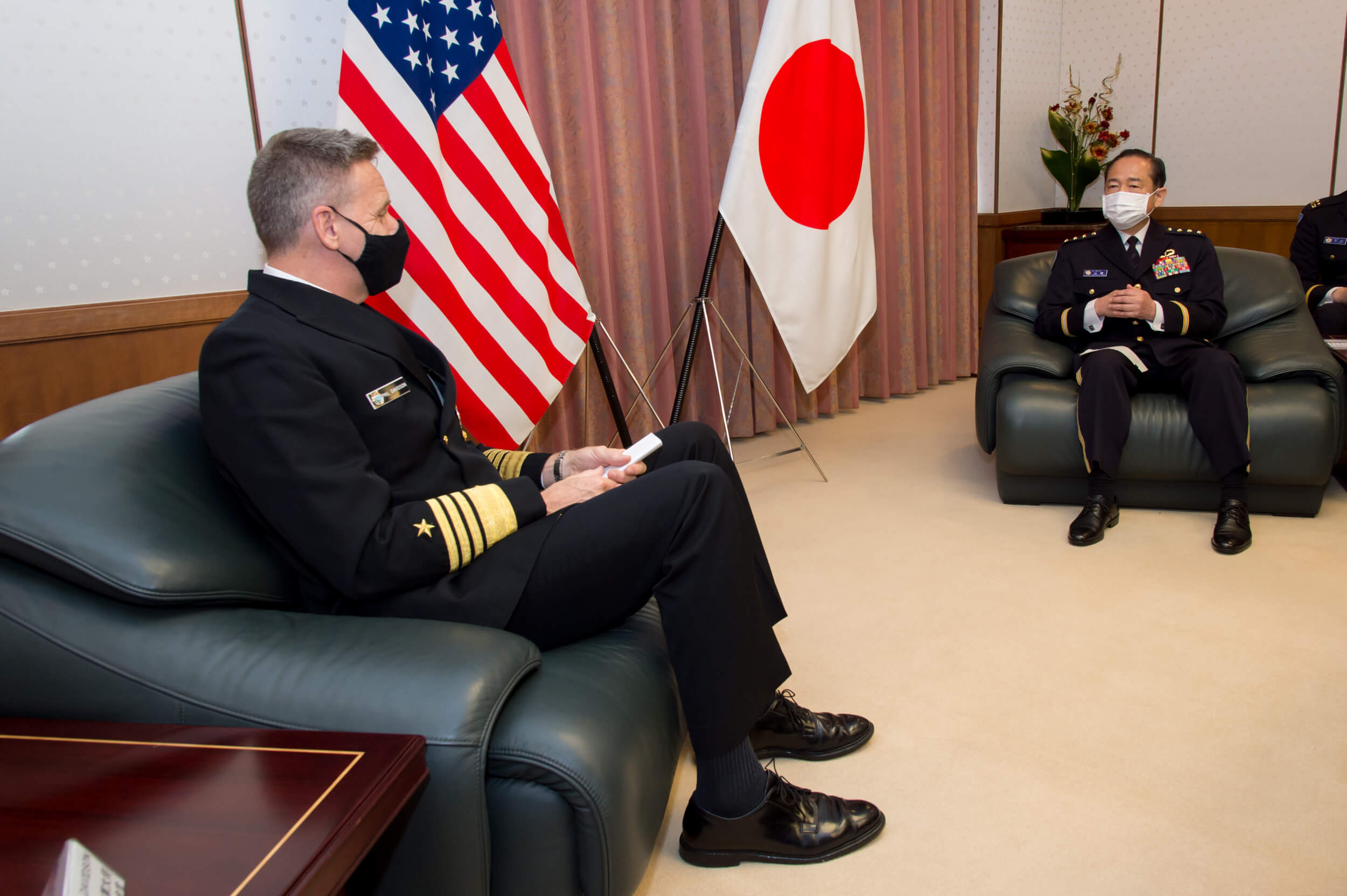 The two leaders discussed initiatives for further strengthening Japan-U.S. cooperation
