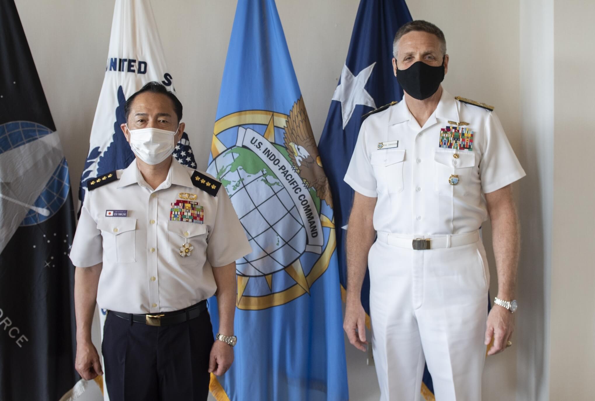 米インド太平洋軍指揮官交代式