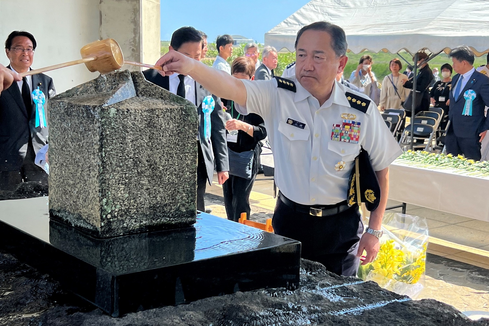 日米硫黄島戦没者合同慰霊追悼顕彰式