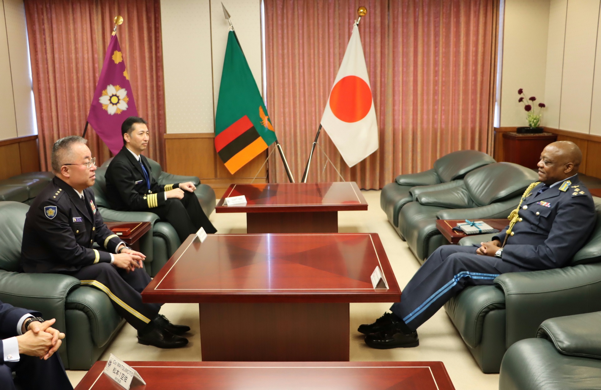 在日ザンビア大使館付国防武官