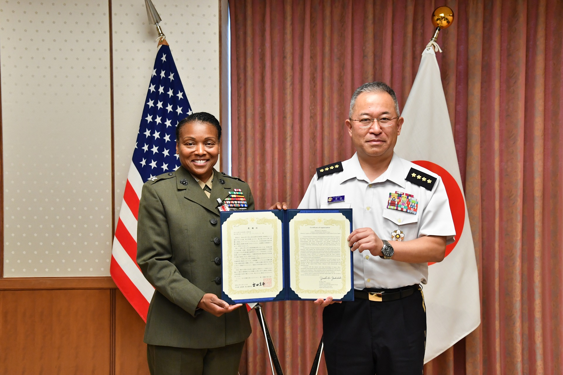 在日米軍司令部第４部部長