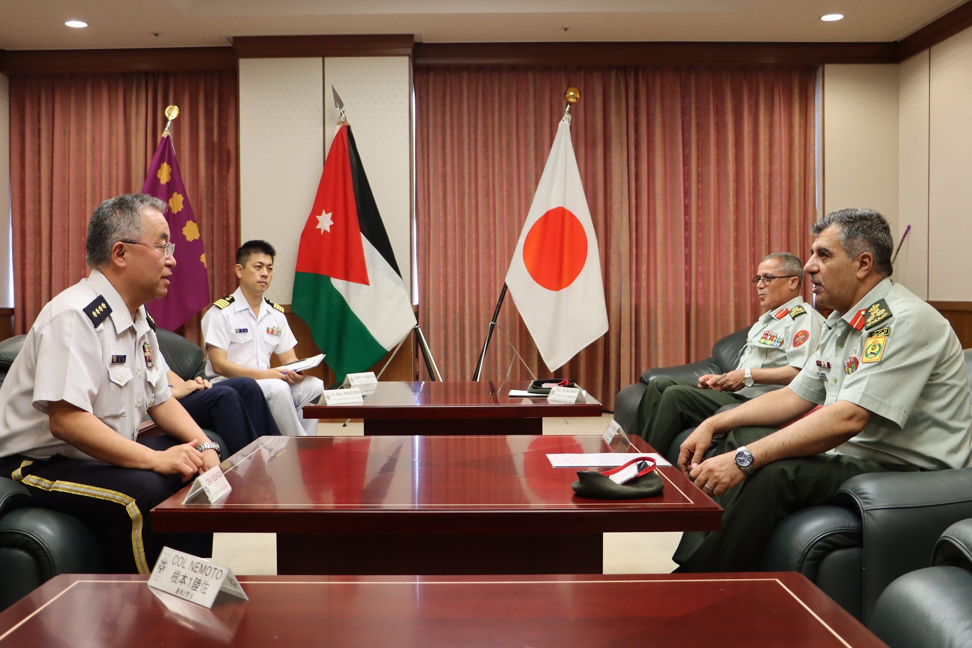 在京ヨルダン大使館付国防武官