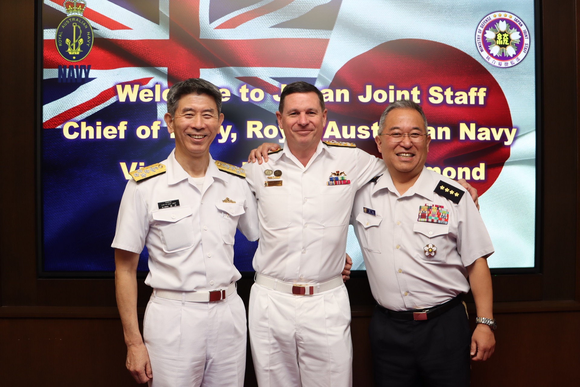 オーストラリア海軍本部長による統幕長表敬