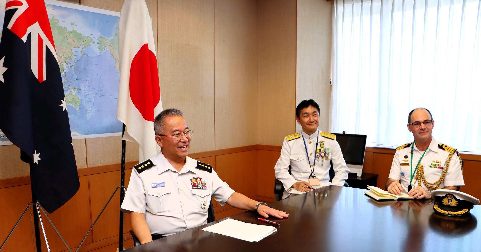 日豪参謀総長等ＶＴＣの実施について