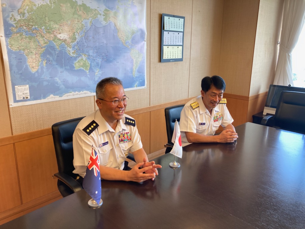 豪国防軍司令官とのＶＴＣ