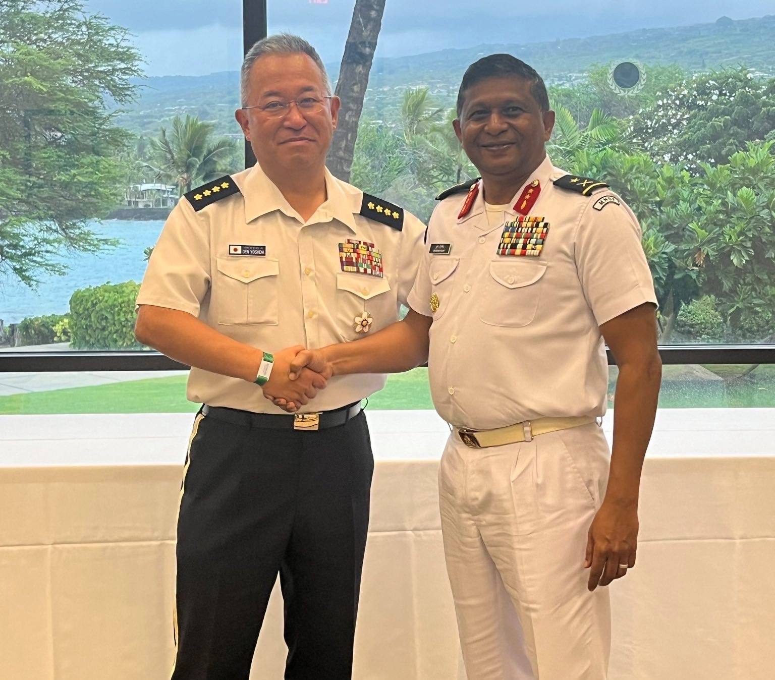 モルディブ国防軍司令官 ヒルミー陸軍少将