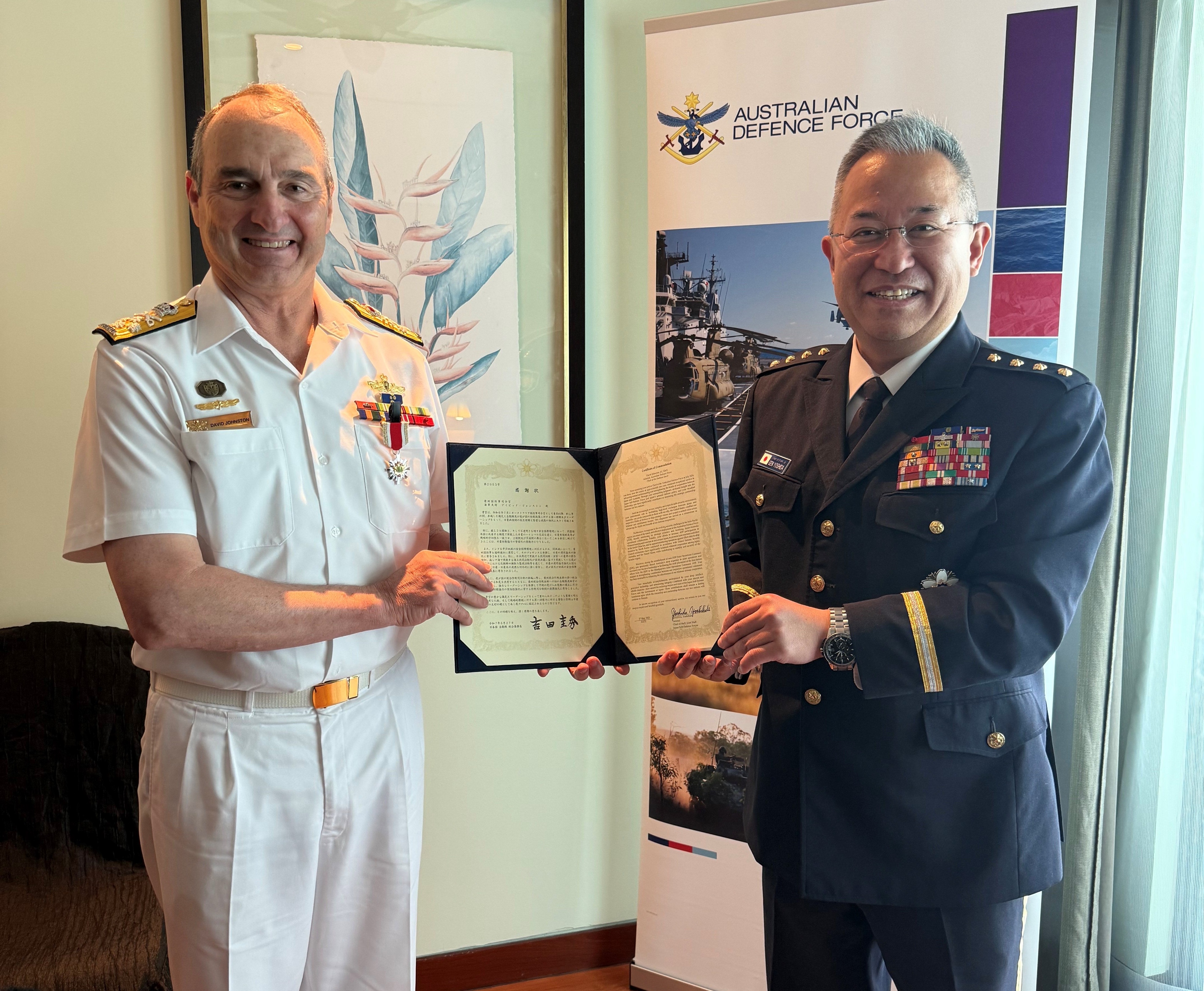 Admiral David Johnston, Chief of Defence Force, Australian Defence Force