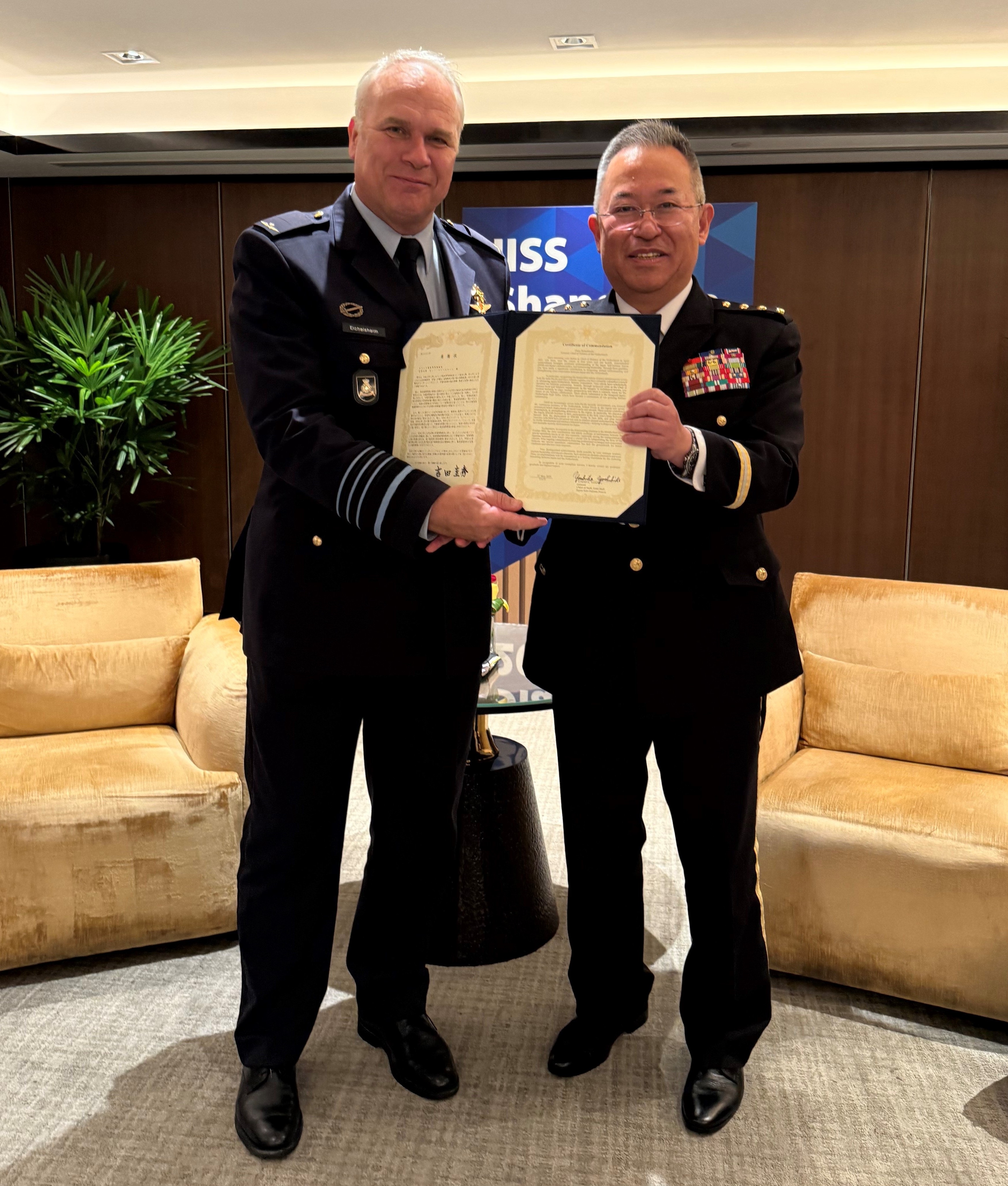 GEN Onno Eichelsheim, Chief of Defence, Netherland
