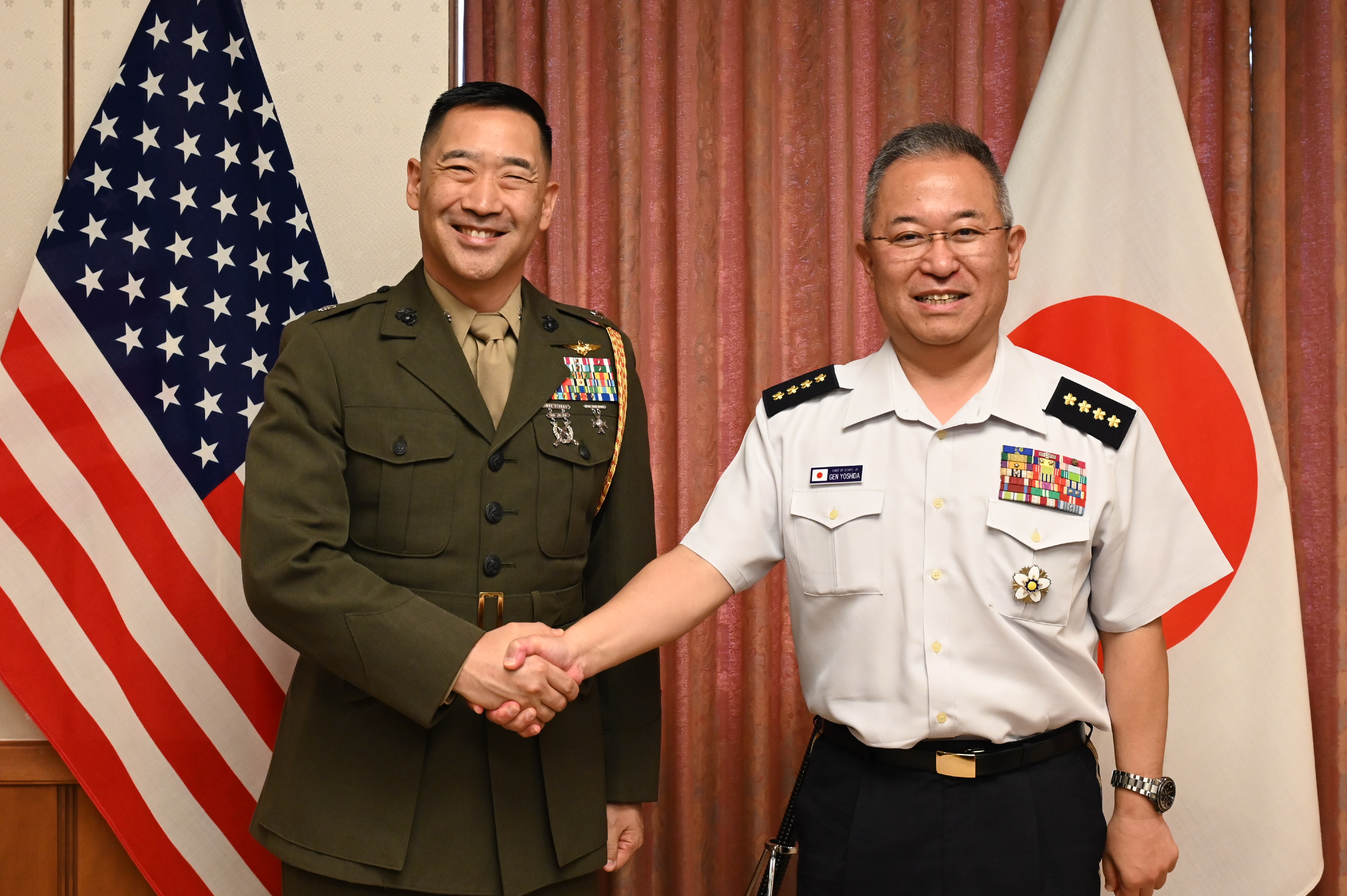 在京米国大使館付海兵隊武官