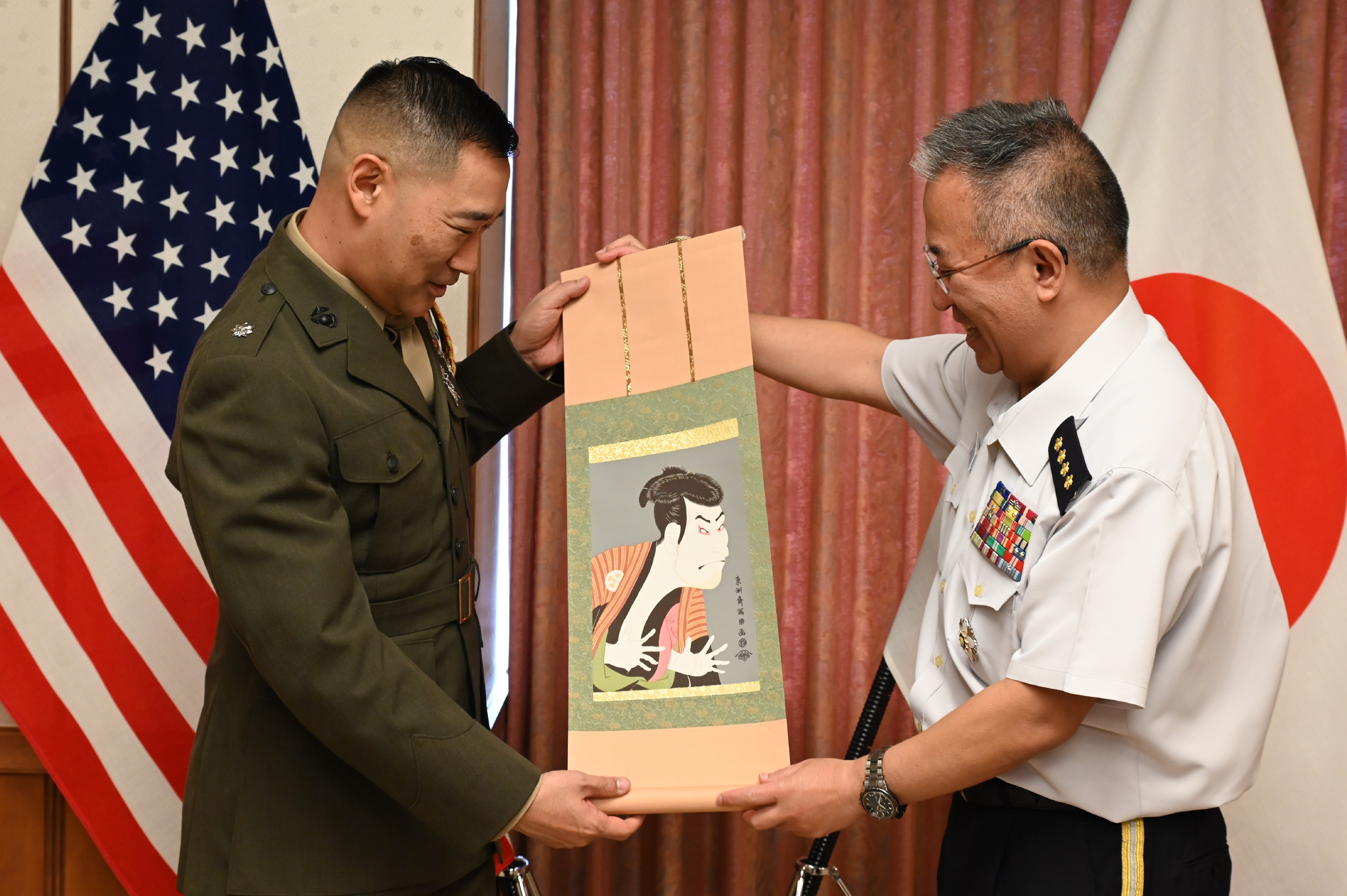 在京米国大使館付海兵隊武官