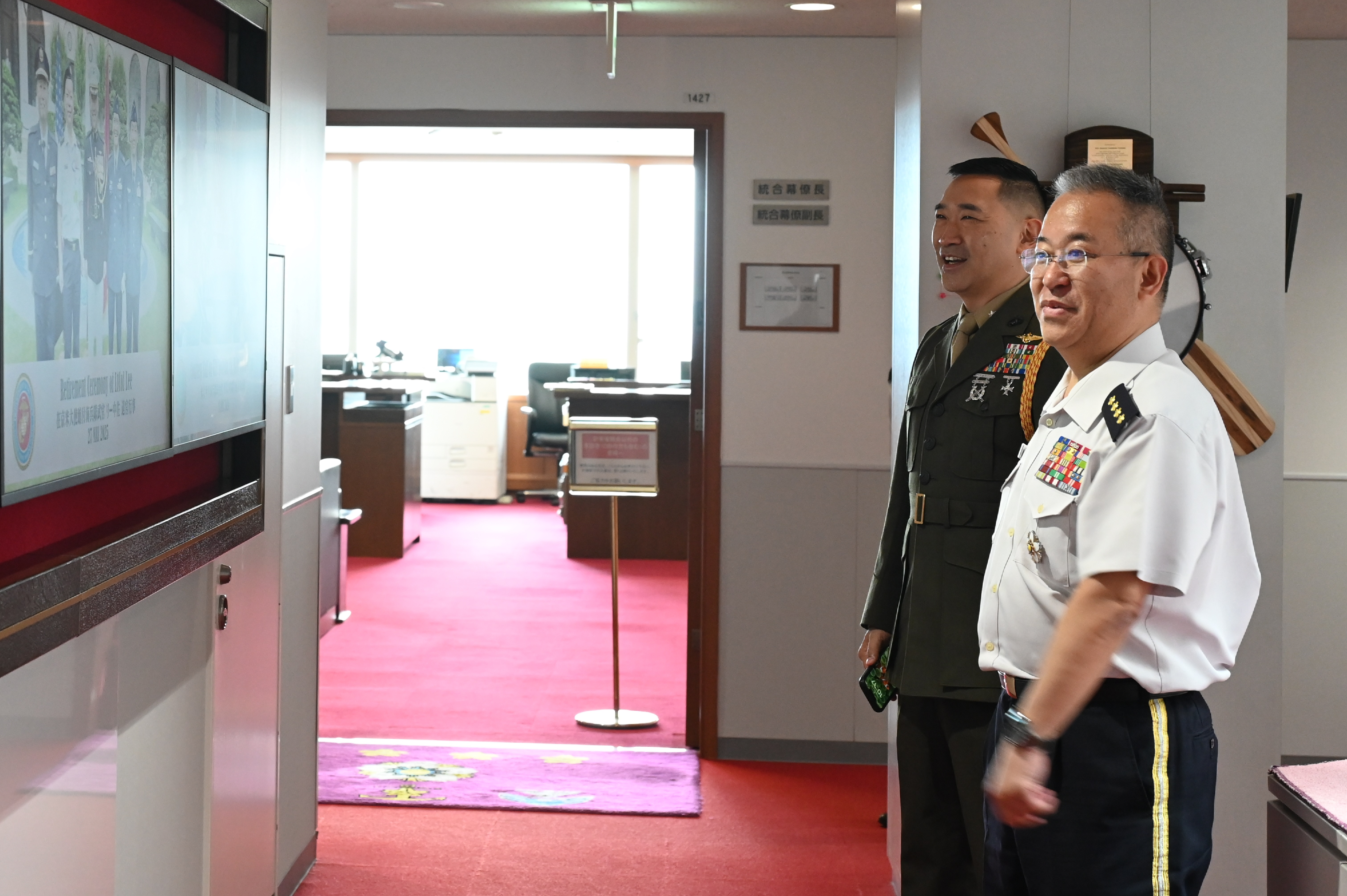 在京米国大使館付海兵隊武官