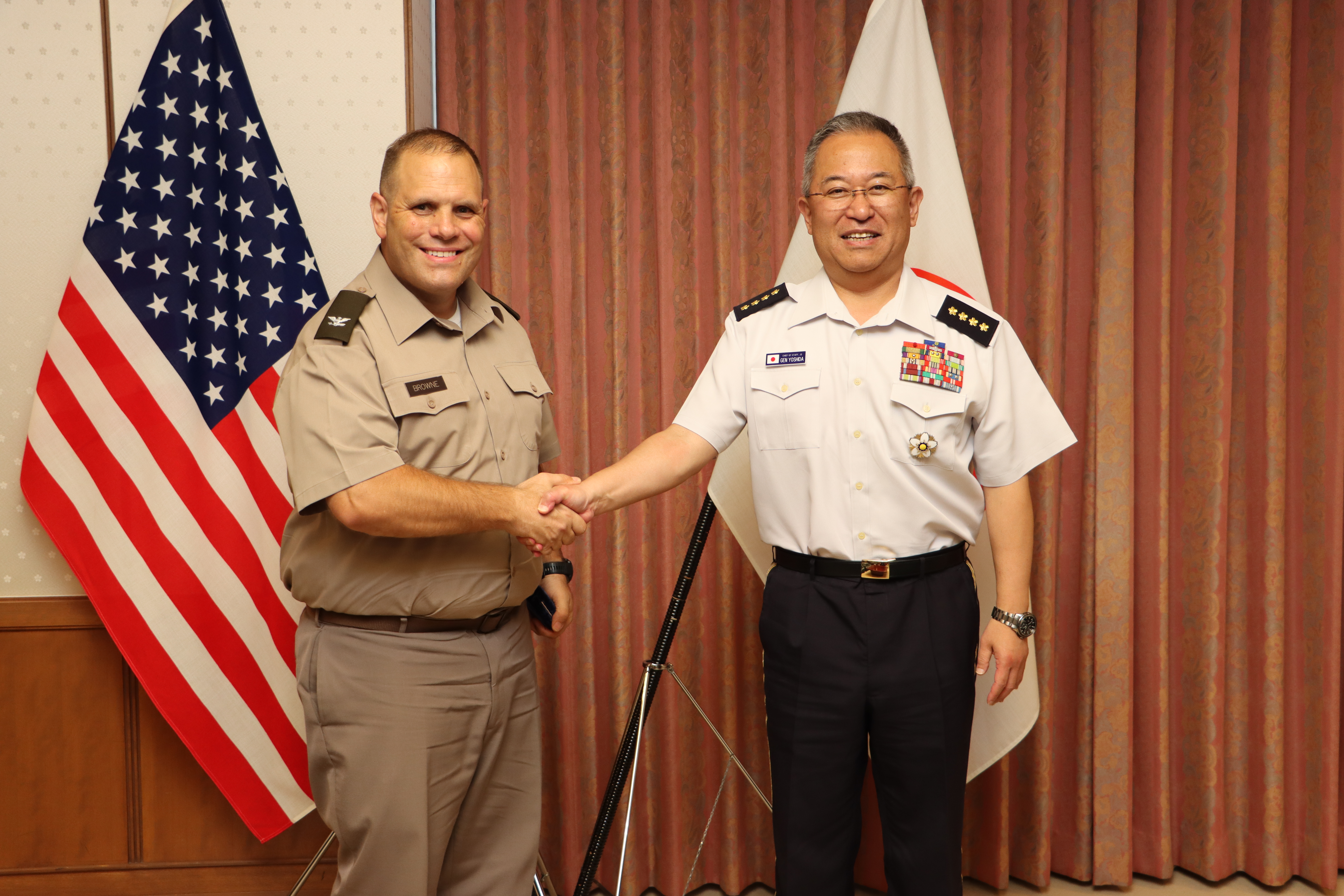 在日米軍司令部第５部長