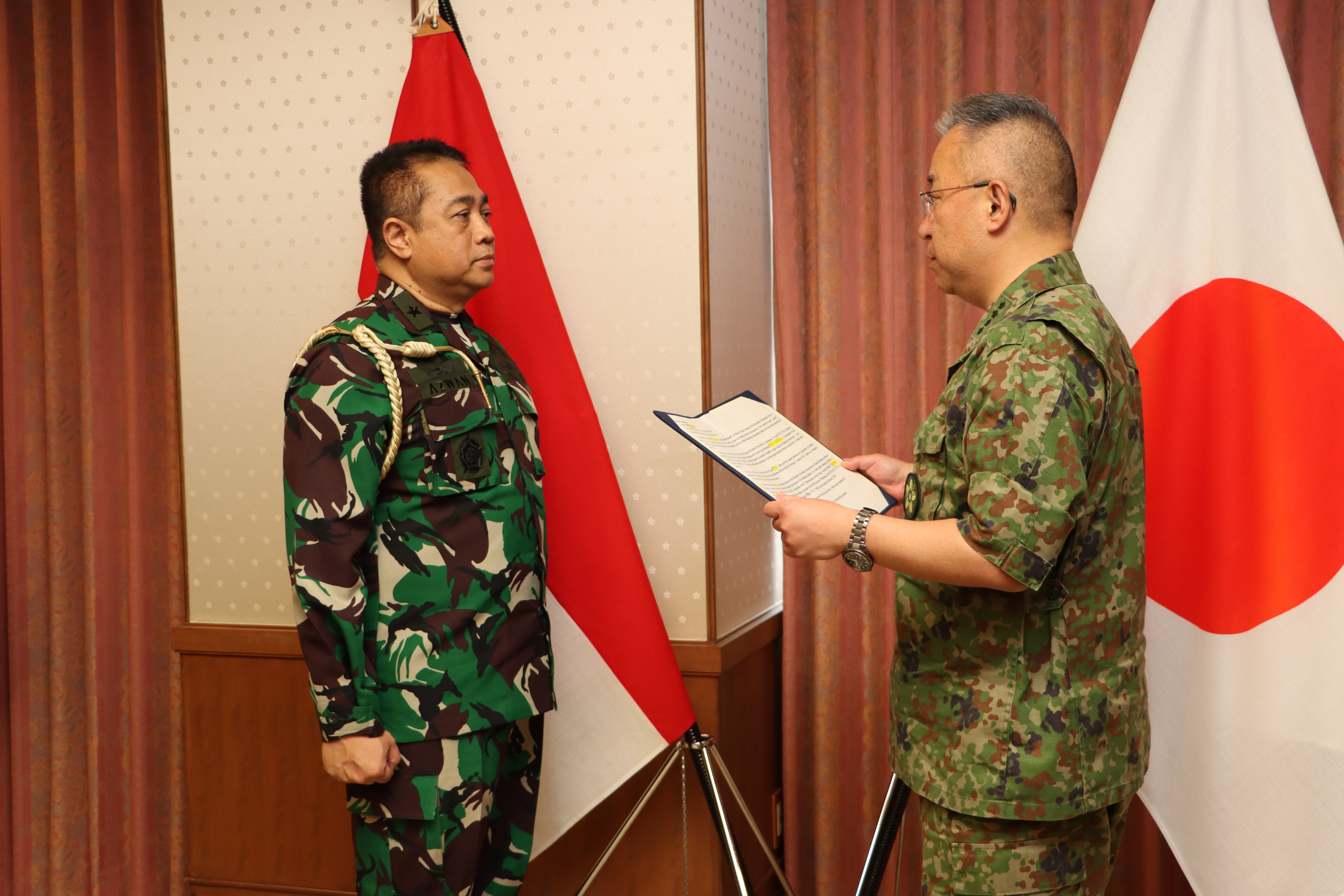 インドネシア共和国大使館付国防武官