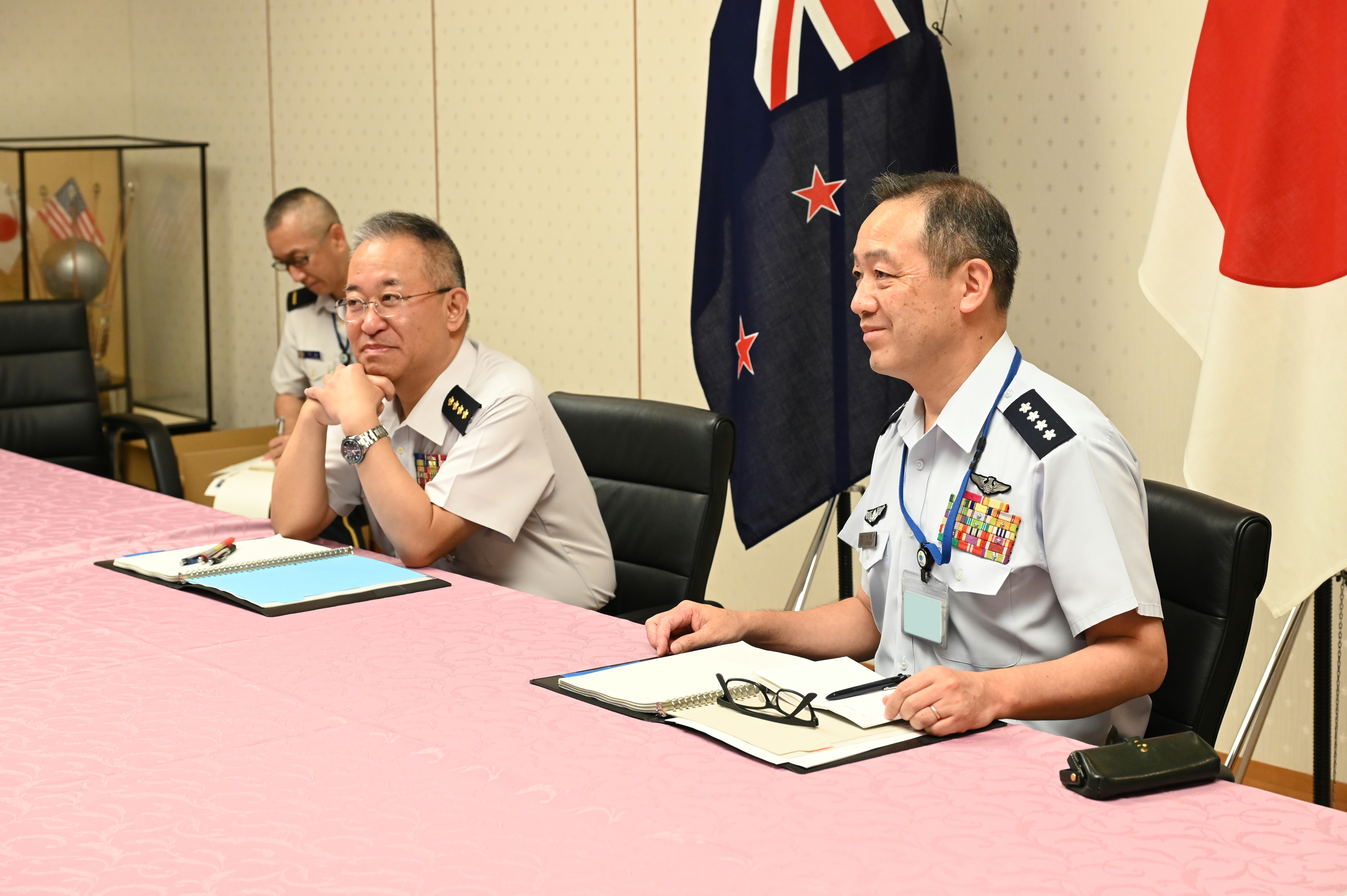 吉田統合幕僚長と各国参謀総長等とのテレビ会談