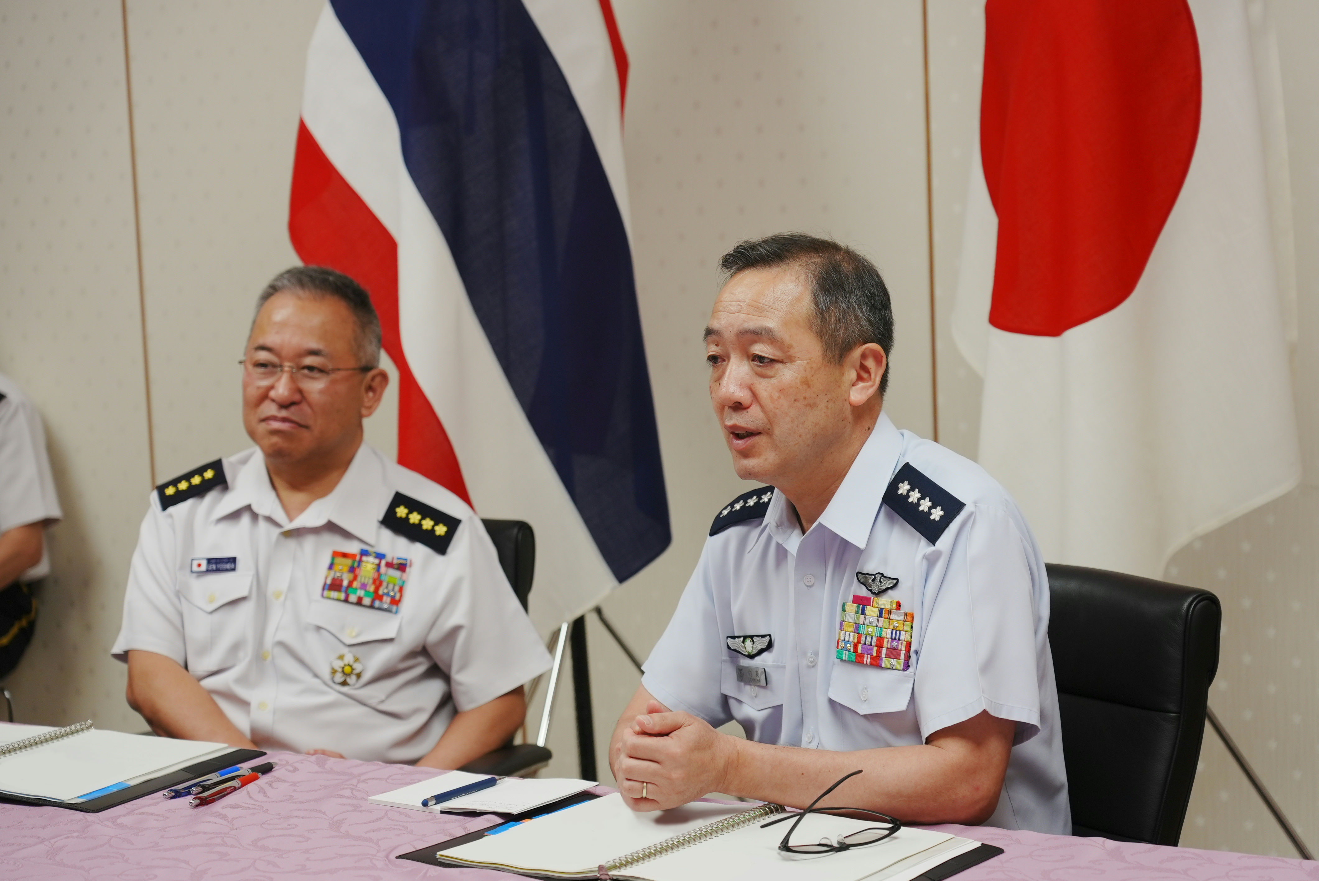 吉田統合幕僚長と各国参謀総長等とのテレビ会談