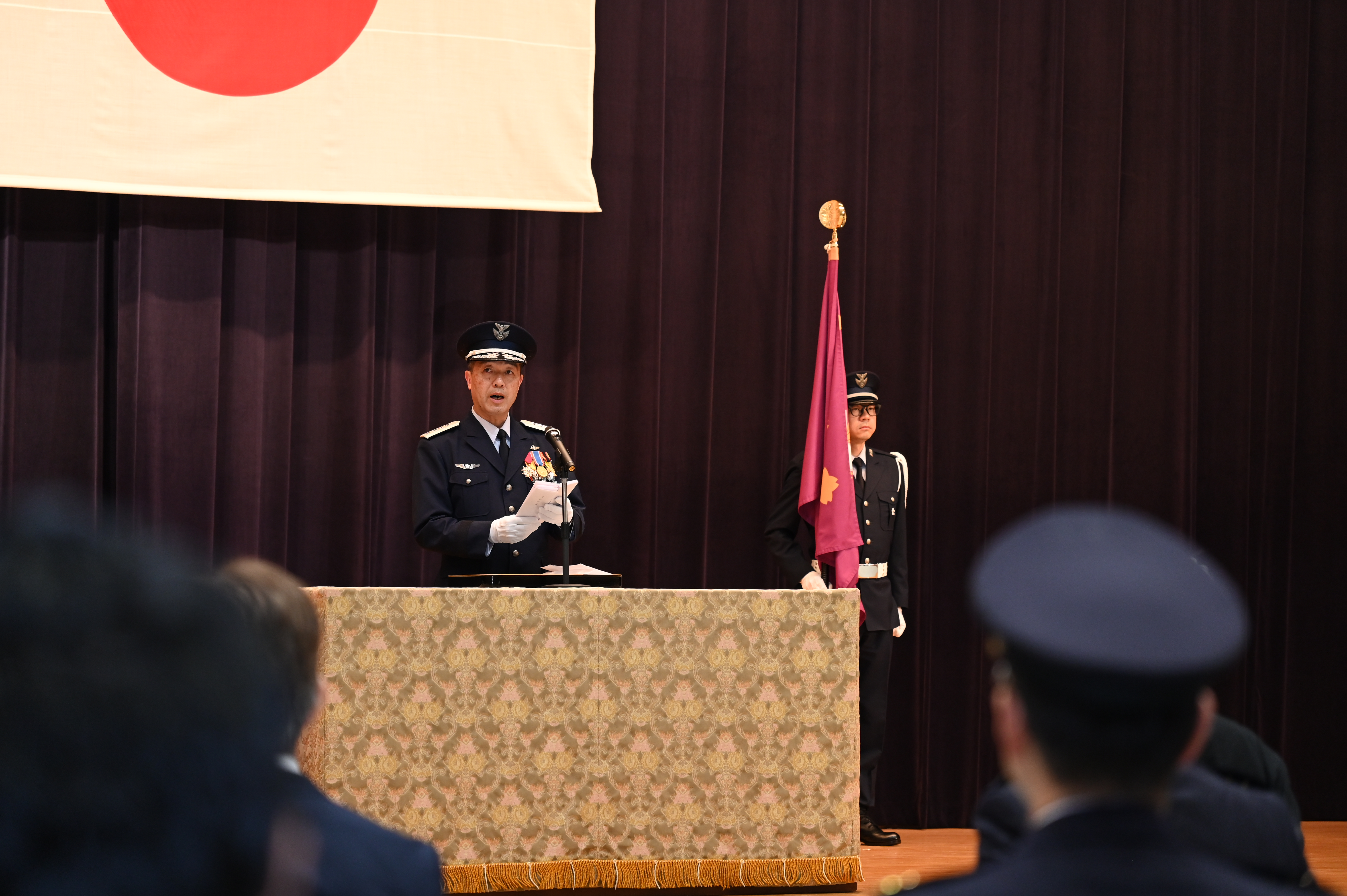 内倉浩昭統合幕僚長の着任