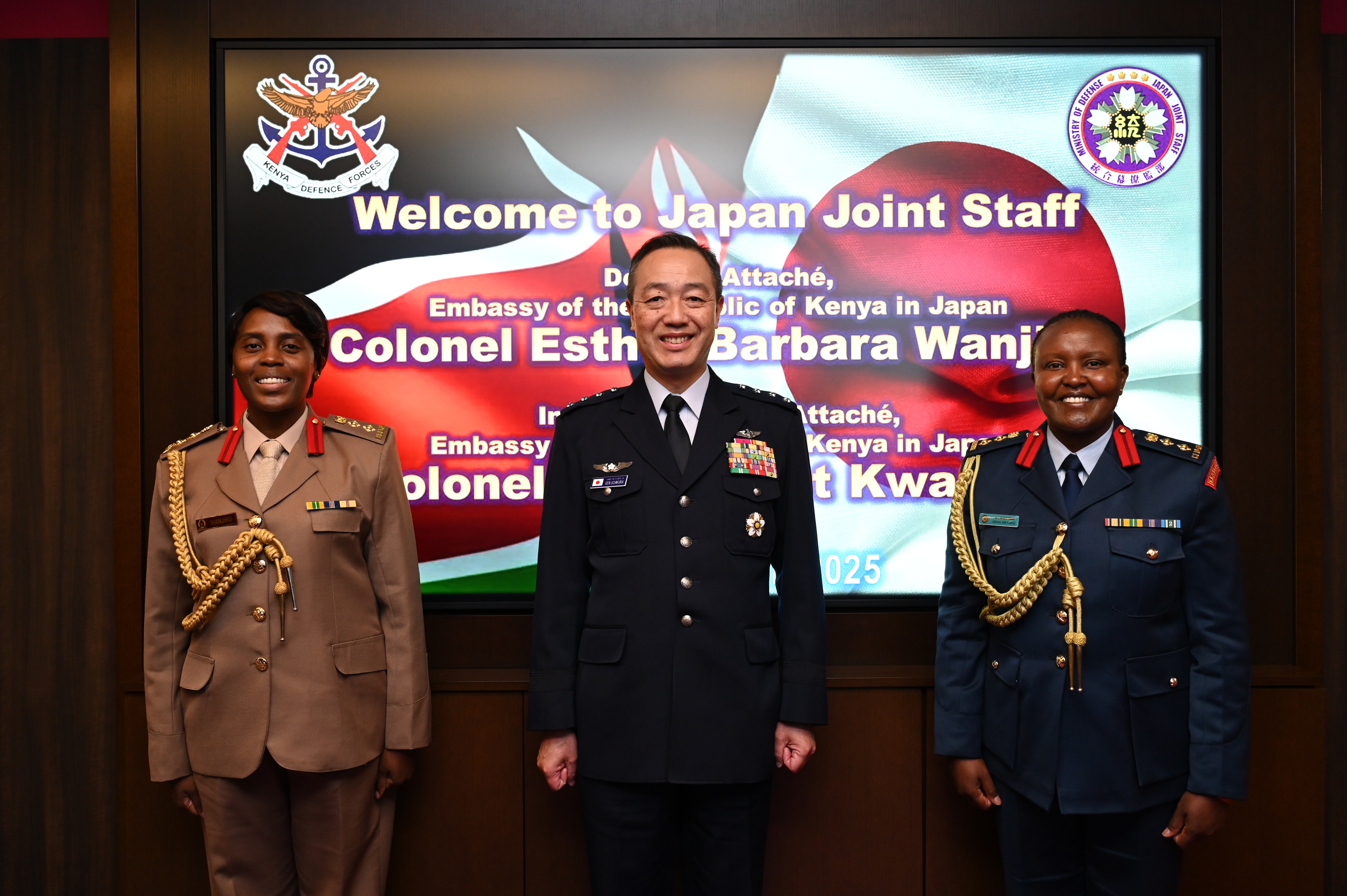 在京ケニア国防武官