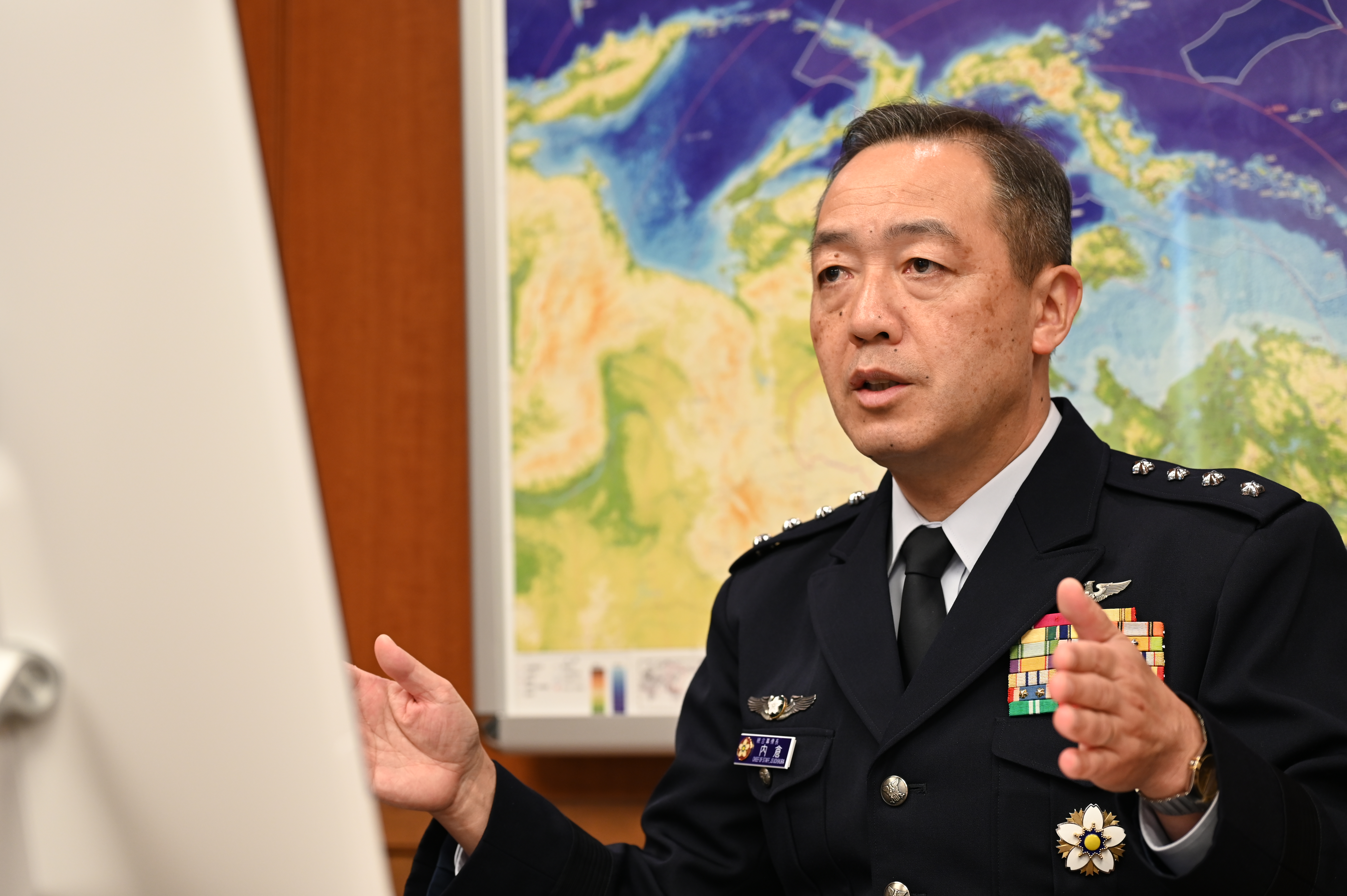 在日米軍司令官とのテレビ会談