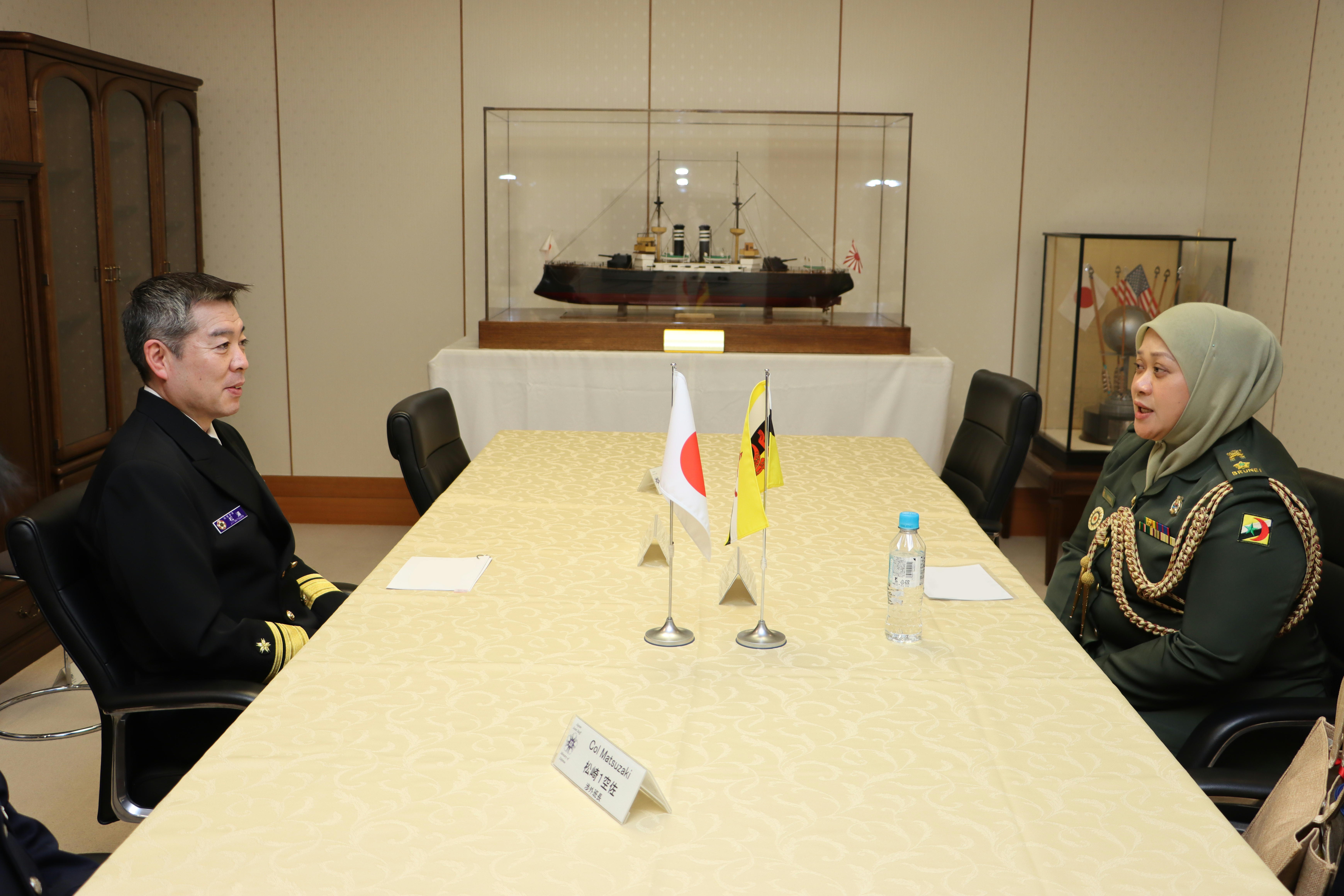 在比ブルネイ大使館付国防武官