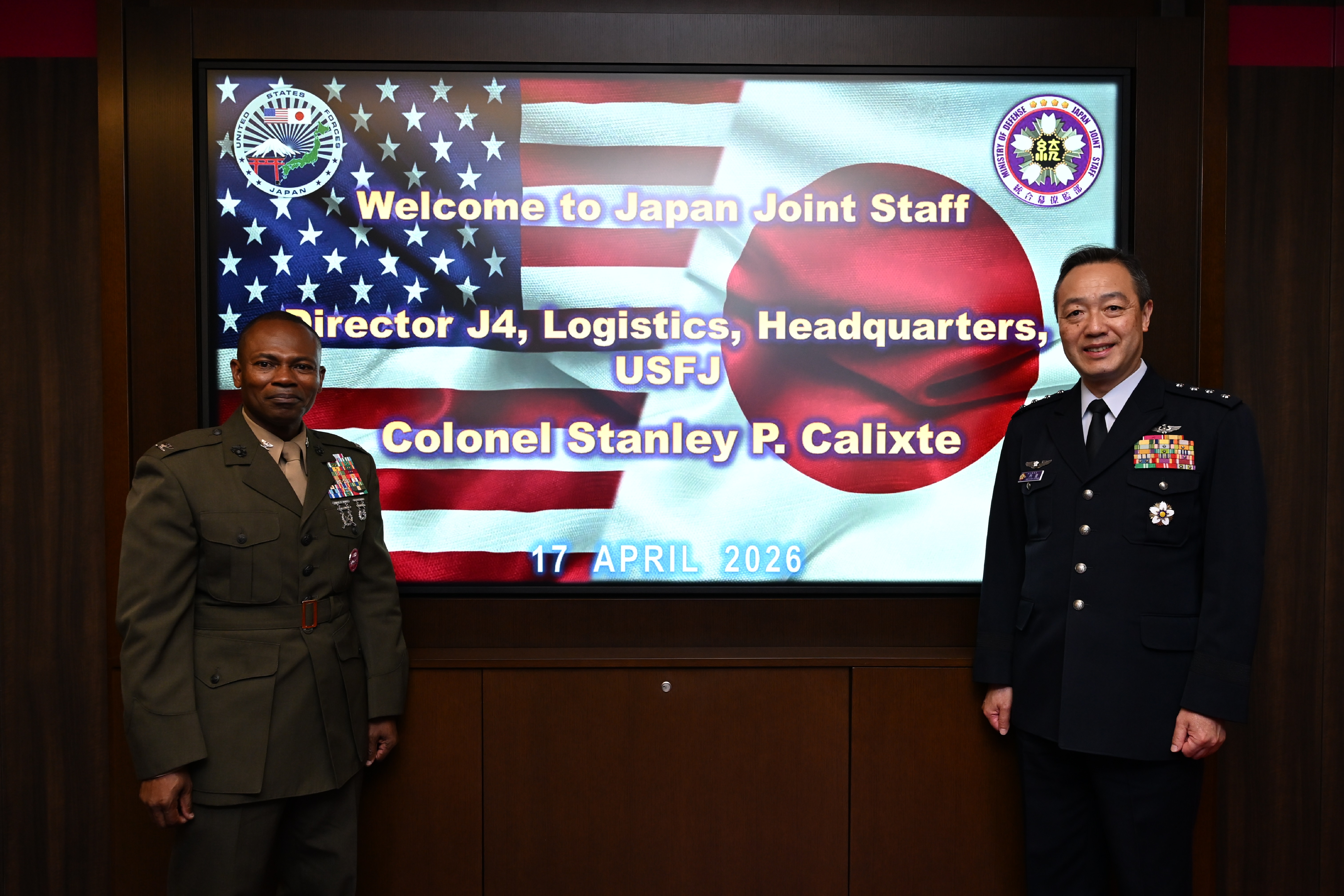 在日米軍Ｊ４部長