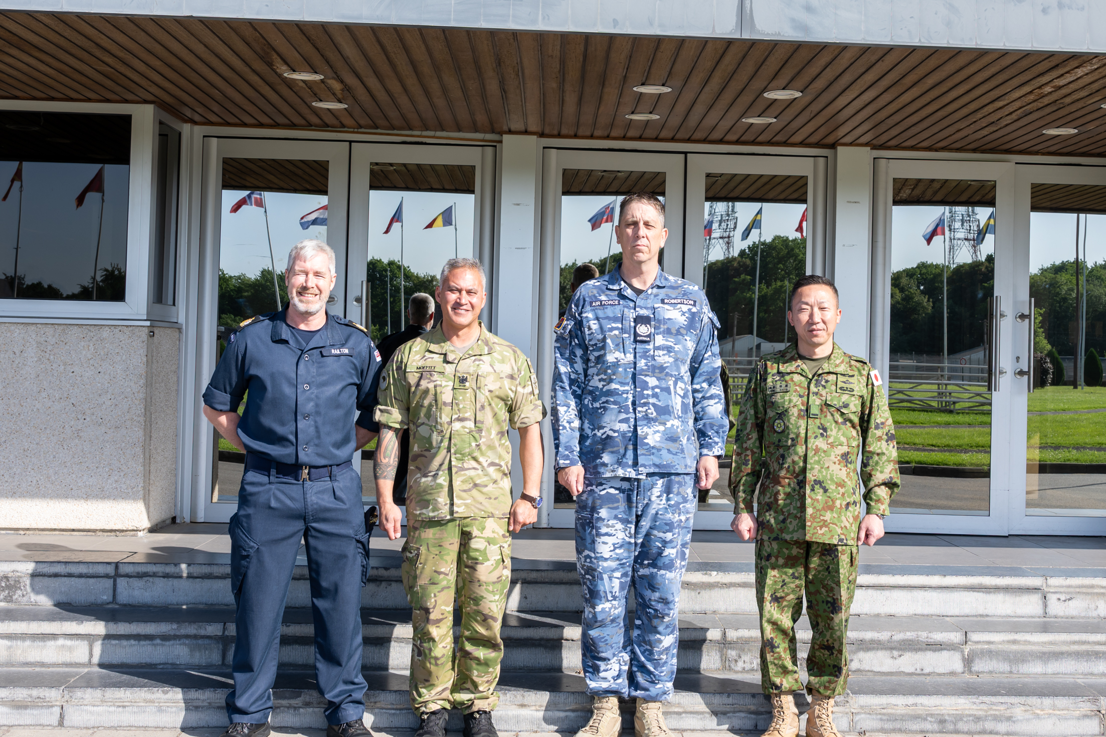 ベルギーの欧州連合軍最高司令部（SHAPE）を訪問