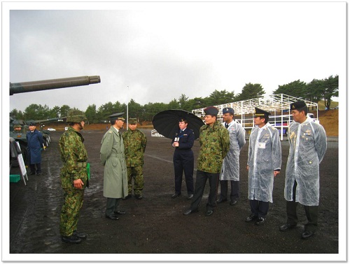 Static Display of Equipments at  JGSDF Fuji School