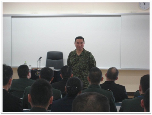 Address by the JGSDF Western Army Commanding General