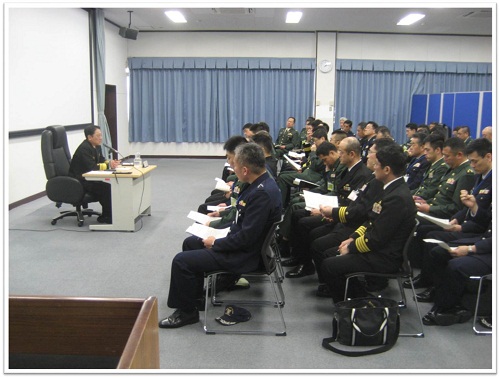 Address by the JMSDF Sasebo District Commandant