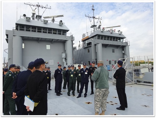 Boarding of Landing Craft Utility