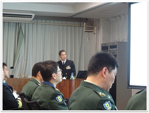 Address by Commander in Chief of JMSDF Self Defense Fleet