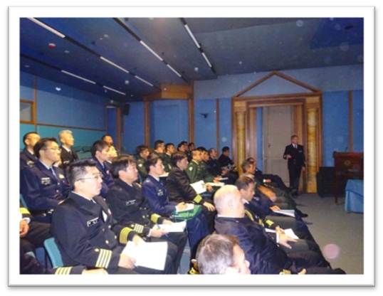 Briefing at Italian Navy