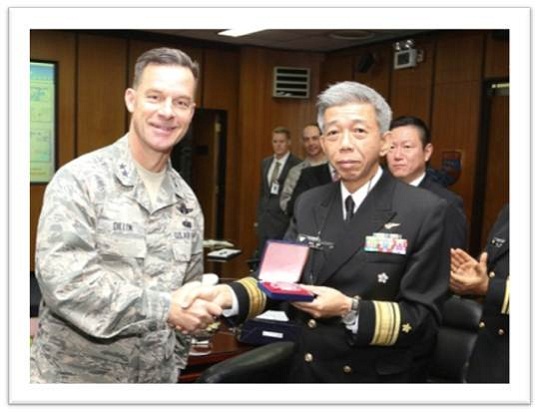 Gift exchange in U.S. Forces Korea HQs