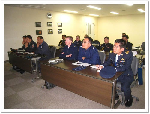 Briefing at International Peace Cooperation Activities Training Unit