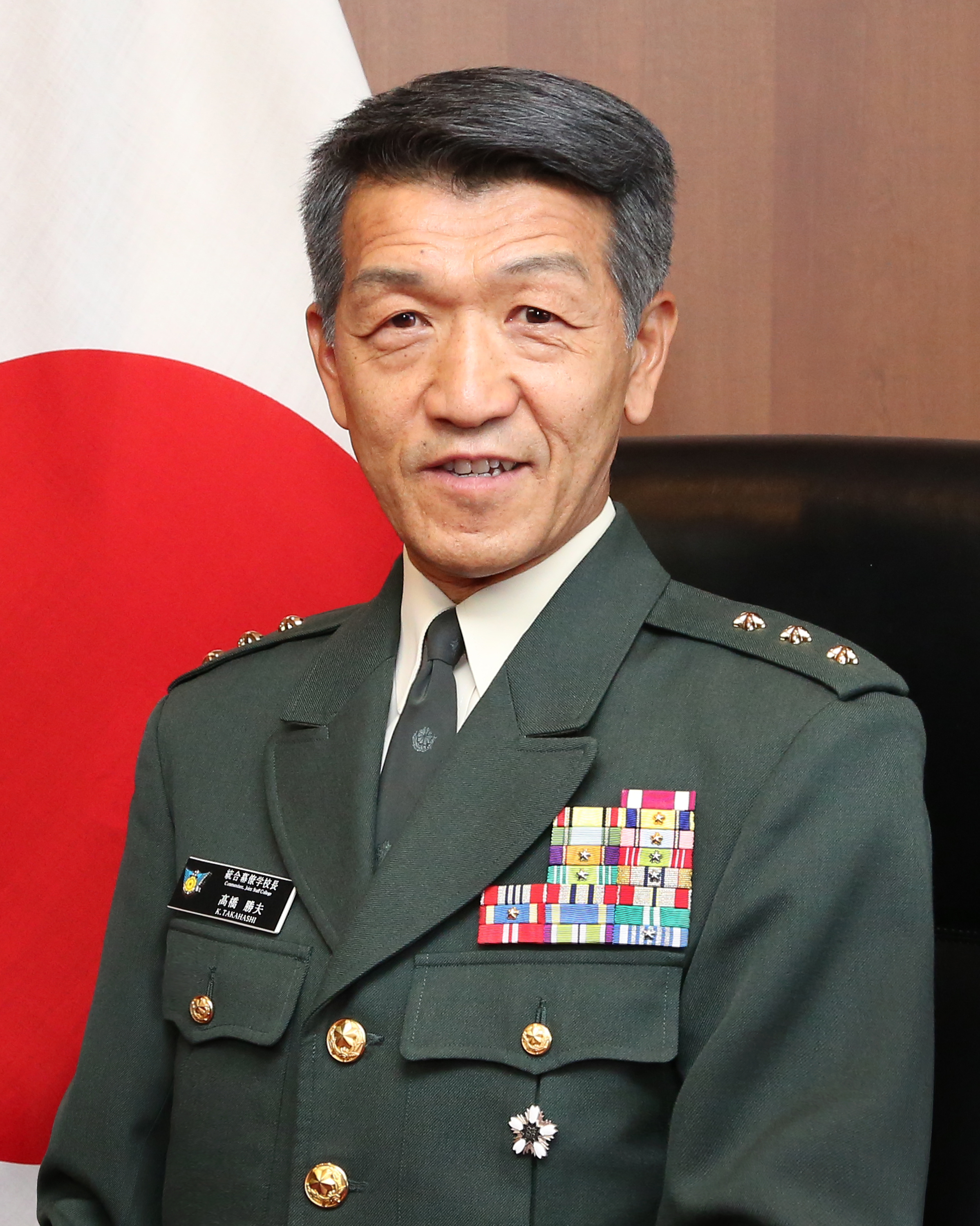 統合幕僚学校学校長 海将 橋勝夫