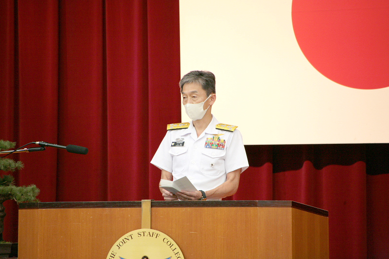 【学校長式辞】